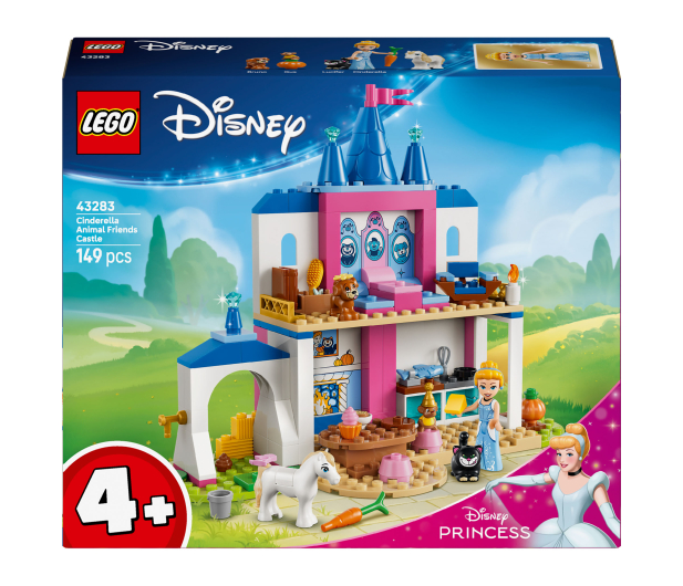 LEGO DISNEY 43283 Zamek Kopciuszka i jej zwierzęcych przyjaciół - 1529797 - zdjęcie